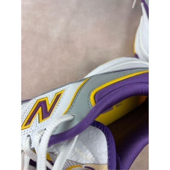 Vintage 1980s New Balance James Worthy Lakers Purple Basketball Shoes Size 8.5 B main image 7